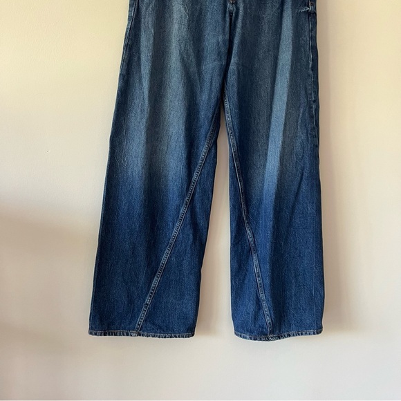 Anine Bing BRILEY JEAN Arctic Blue Relax Fit Size 28 - Picture 5 of 12